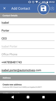 How to import contacts from your Android device to the sales-i app 7-01