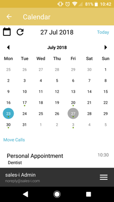 How to add a personal appointment to your MyCalls diary 5-01