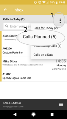 How to schedule a follow up call (Android) 6-01